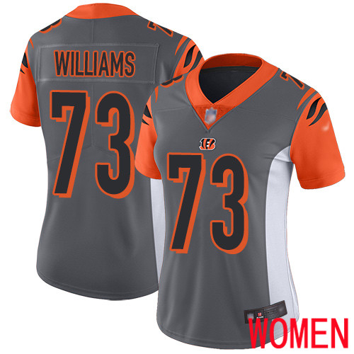 Cincinnati Bengals Limited Silver Women Jonah Williams Jersey NFL Footballl #73 Inverted Legend
